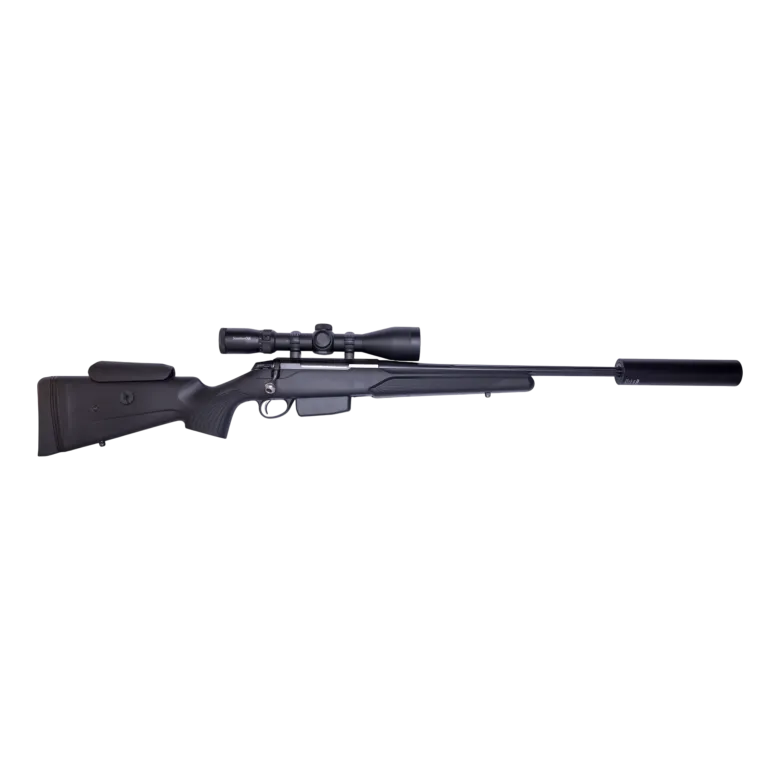 Vapenpaket Tikka T3x J.E Svart- Scandium X4 2,5-10x50 - Rcc hunter