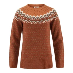 Övik Knit Sweater W | Autumn Leaf-Desert Brown