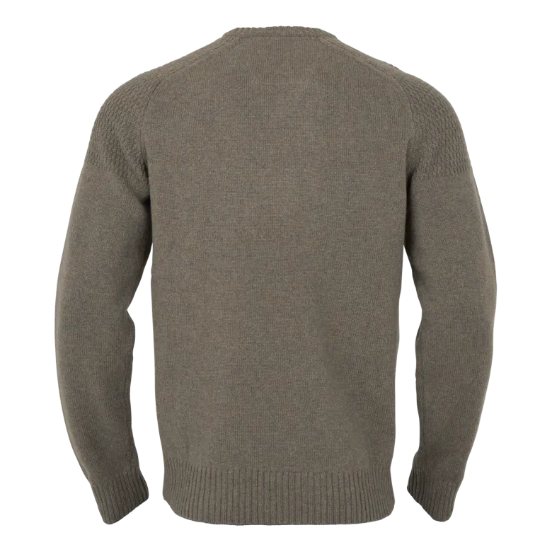 Vincent Merino V-Neck Tröja | Dark sand