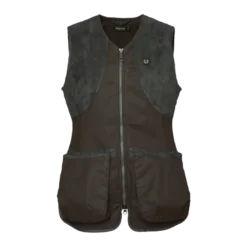 Vintage Dogsport Vest Women | Leather Brown