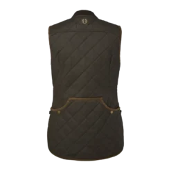 Vintage Original Shooting Vest Women | Leather Brown