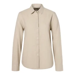 Värnamo InsectSafe Hemp mix L/S Shirt W | Linen Beige