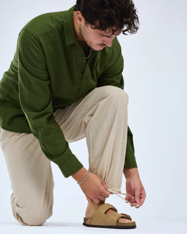 Värnamo InsectSafe Hemp mix Trs | Linen Beige