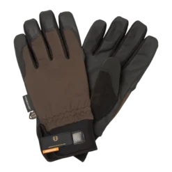 Waterproof Shooting Gloves | Leather Brown