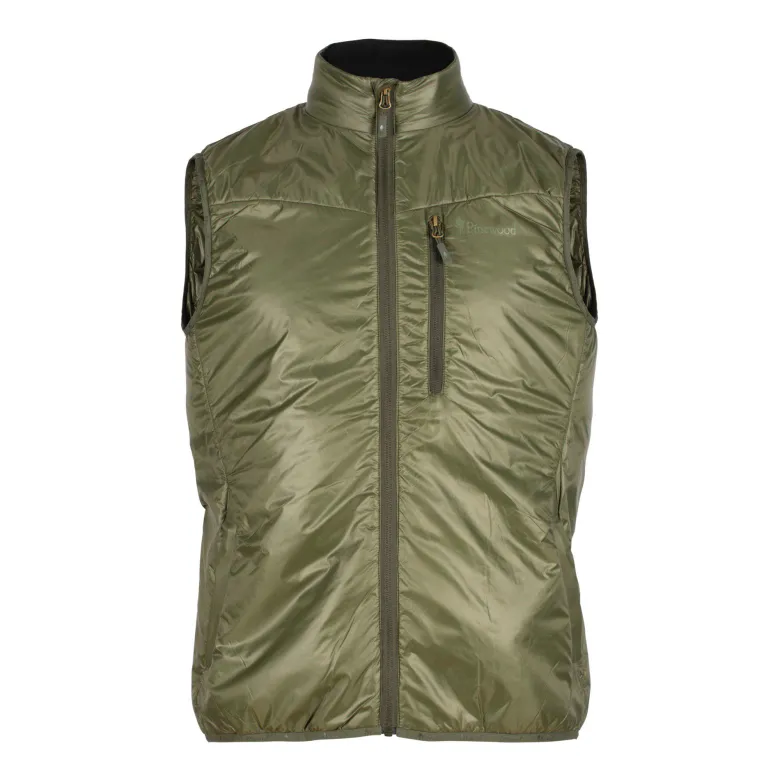 Wool Insulated Midlayer Vest | Herr | Moss Green