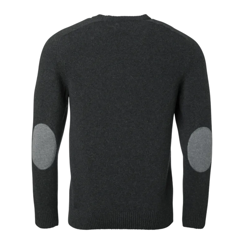 Wykin Wool Pullover Men | Stone Black