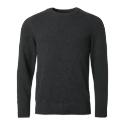 Wykin Wool Pullover Men | Stone Black
