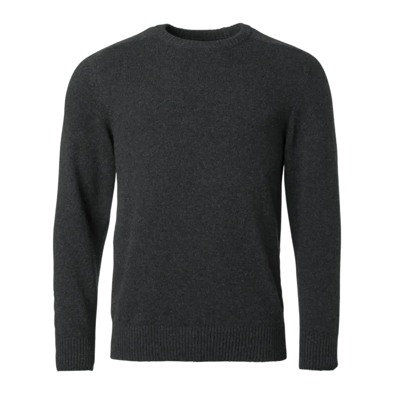Wykin Wool Pullover Men | Stone Black